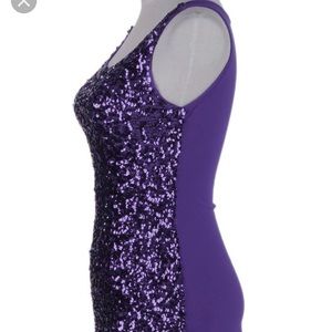 16/18 purple sequins tank top